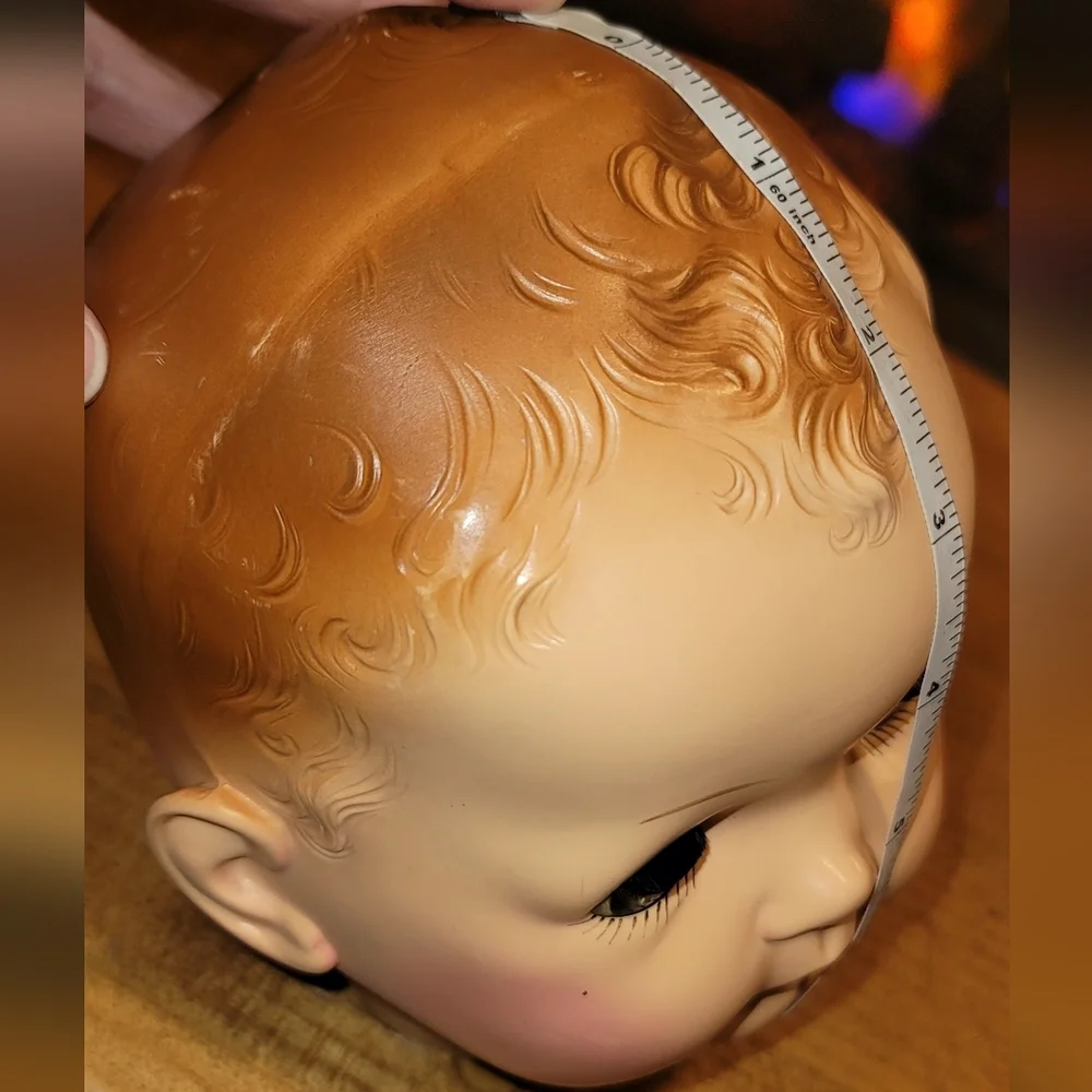 Vintage Imperial Crown Toy Company Doll Head - 1940's - Picture 11 of 15